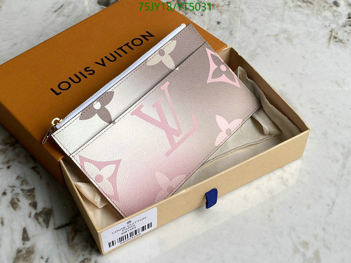 LV Bags-(Mirror)-Wallet-,Code: YT5031,$: 75USD