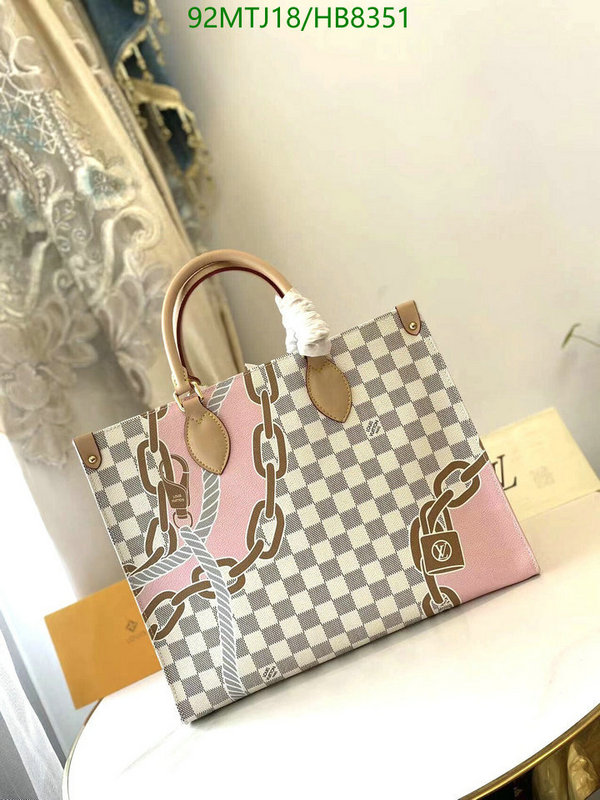 LV Bags-(4A)-Handbag Collection-,Code: HB8351,$: 92USD