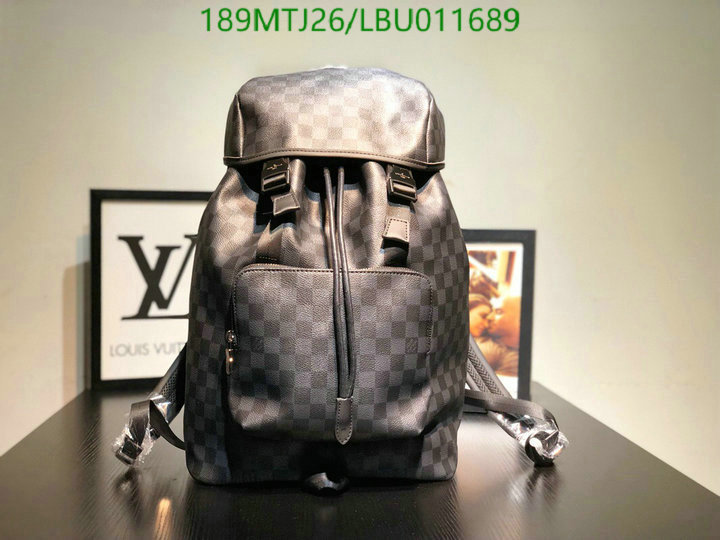 LV Bags-(4A)-Backpack-,Code: LBU011689,$: 189USD