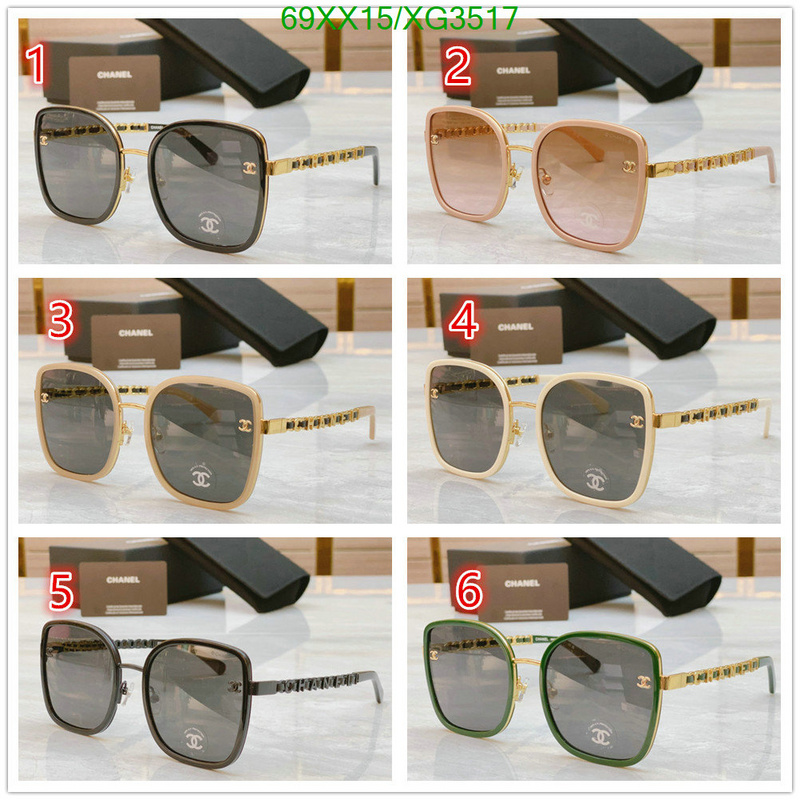 Glasses-Chanel, Code: XG3517,$: 69USD