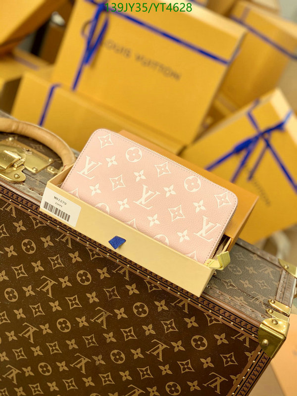 LV Bags-(Mirror)-Wallet-,Code: YT4628,$: 139USD