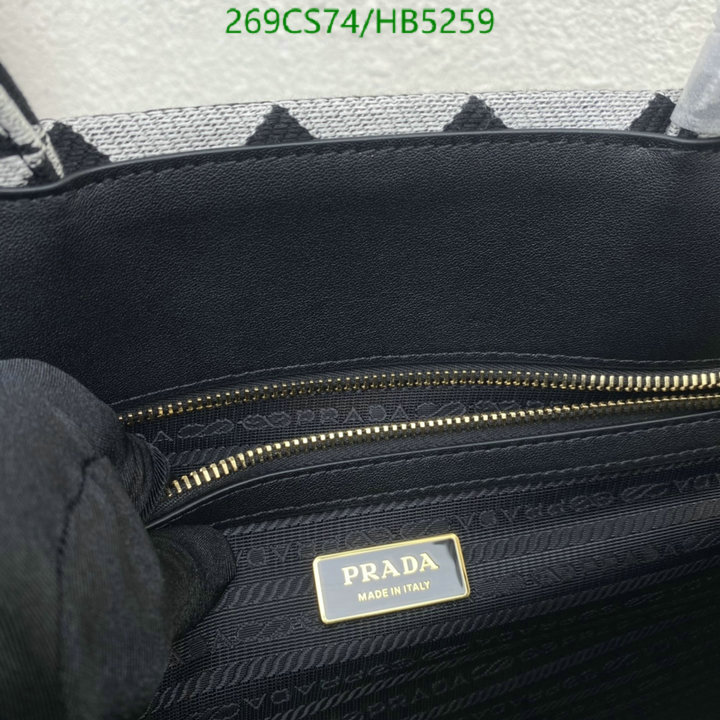 Prada Bag-(Mirror)-Handbag-,Code: HB5259,$: 269USD