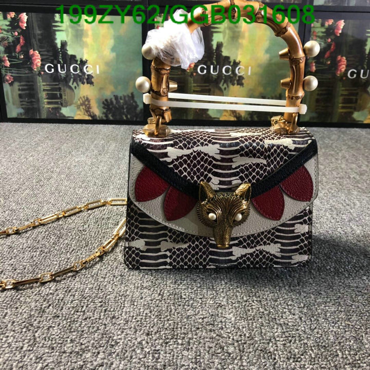 Gucci Bag-(Mirror)-Handbag-,Code: GGB031608,$: 199USD