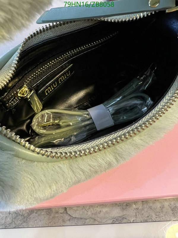 Miu Miu Bag-(4A)-Handbag-,Code: ZB8058,$: 79USD