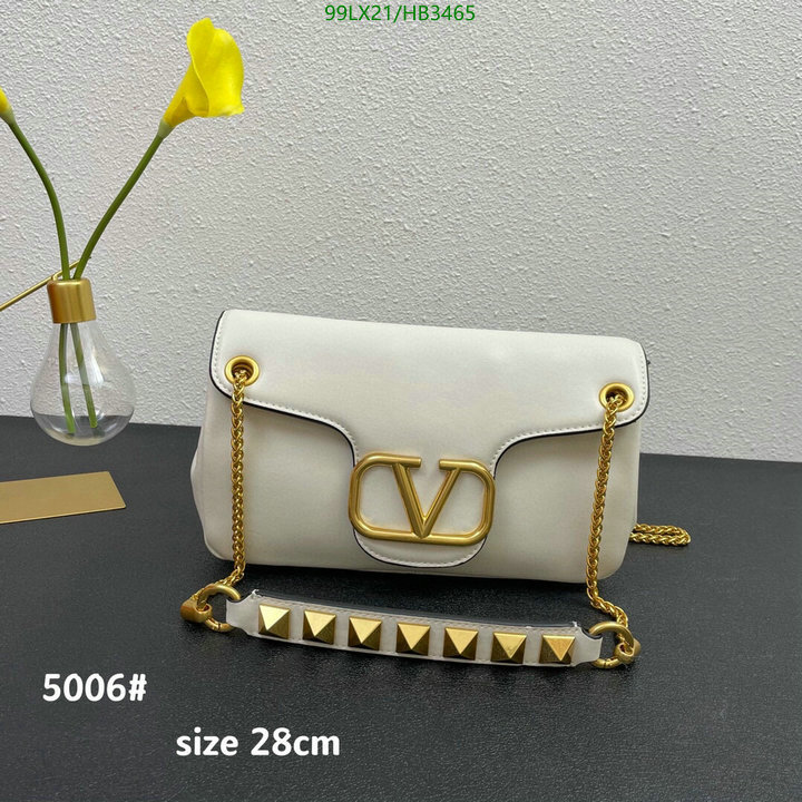 Valentino Bag-(4A)-LOC-V Logo ,Code: HB3465,$: 99USD