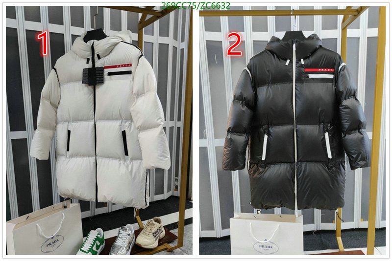 Down jacket Men-Prada, Code: ZC6632,$: 269USD