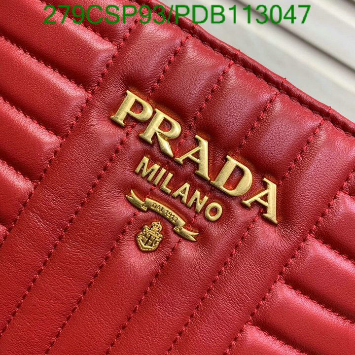 Prada Bag-(Mirror)-Handbag-,Code: PDB113047,$: 279USD