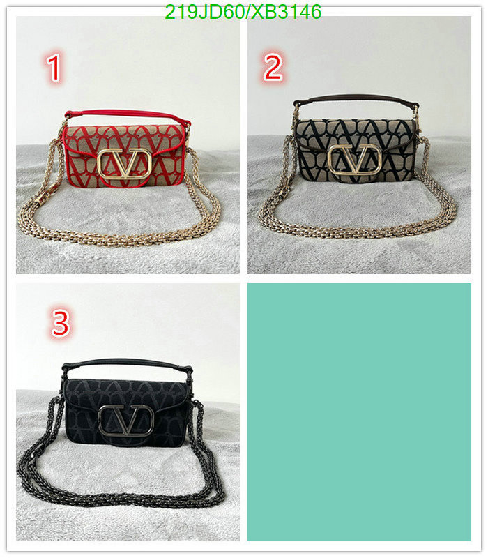 Valentino Bag-(Mirror)-Diagonal-,Code: XB3146,$: 219USD