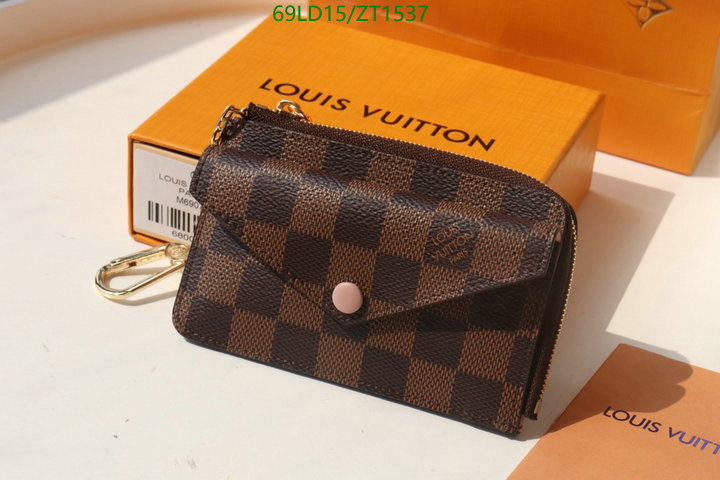 LV Bags-(Mirror)-Wallet-,Code: ZT1537,$: 69USD