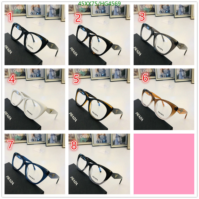 Glasses-Prada, Code: HG4569,$: 45USD