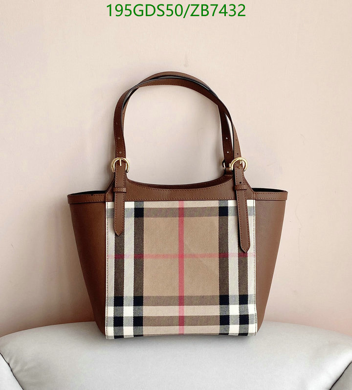 Burberry Bag-(Mirror)-Handbag-,Code: ZB7432,$: 195USD