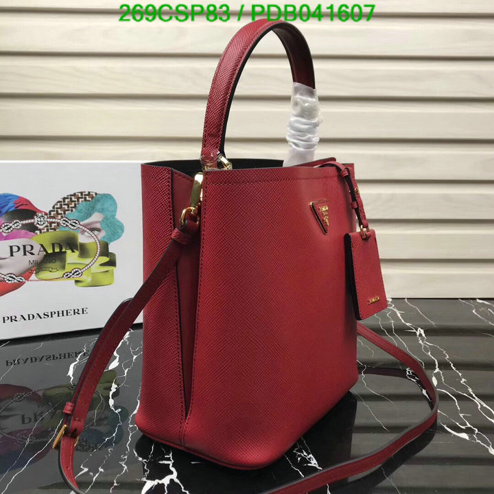 Prada Bag-(Mirror)-Handbag-,Code: PDB041607,$: 269USD