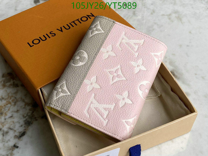 LV Bags-(Mirror)-Wallet-,Code: YT5089,$: 105USD