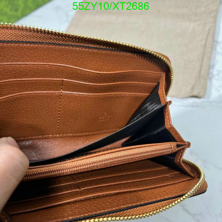 Gucci Bag-(4A)-Wallet-,Code: XT2686,$: 55USD