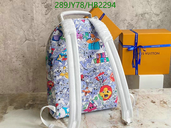 LV Bags-(Mirror)-Backpack-,Code: HB2294,$: 289USD