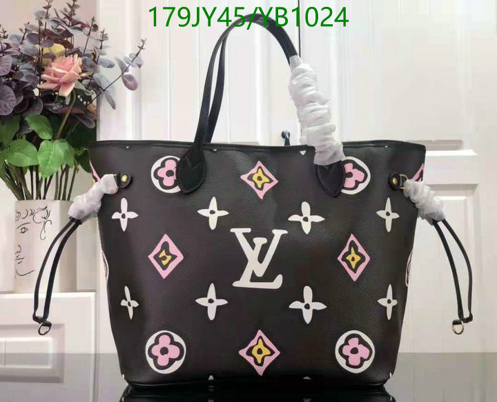 LV Bags-(Mirror)-Neverfull-,Code: YB1024,$: 179USD