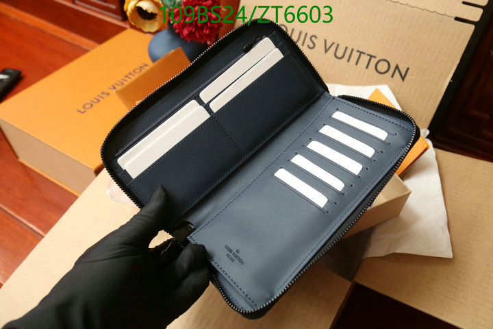 LV Bags-(Mirror)-Wallet-,Code: ZT6603,$: 109USD