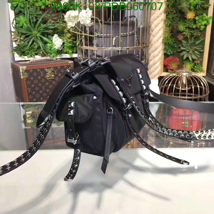 Prada Bag-(Mirror)-Diagonal-,Code: PDB060707,$: 299USD