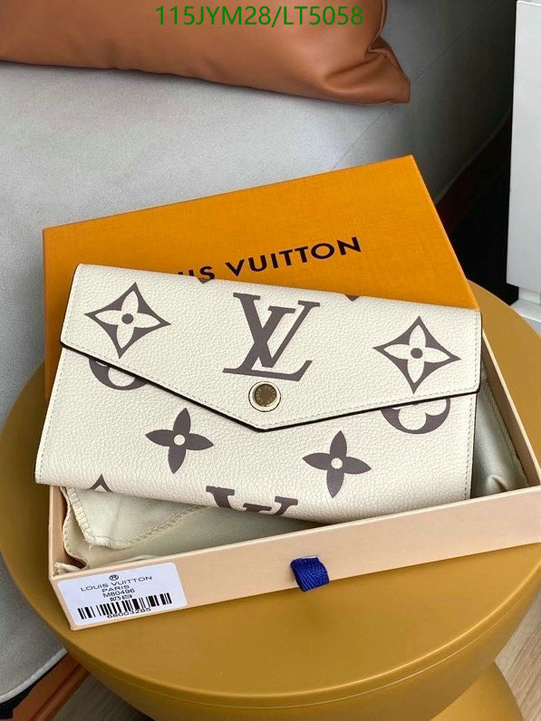 LV Bags-(Mirror)-Wallet-,Code: LT5058,$: 119USD