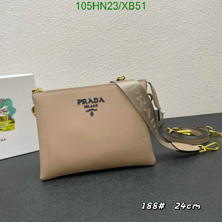 Prada Bag-(4A)-Diagonal-,Code: XB51,$: 105USD