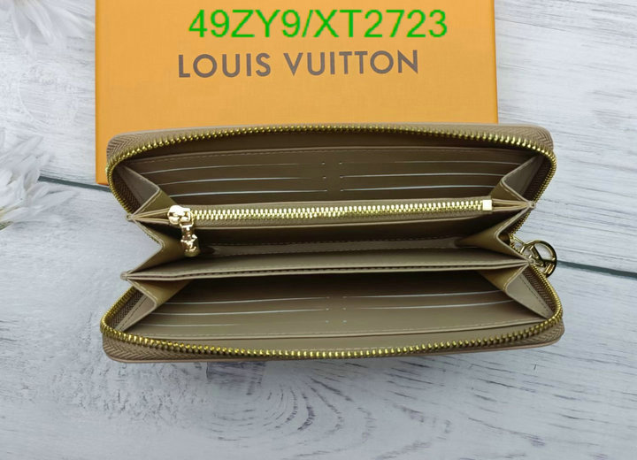 LV Bags-(4A)-Wallet-,Code: XT2723,$: 49USD