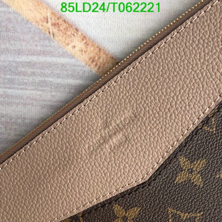 LV Bags-(Mirror)-Wallet-,Code: T062221,$: 85USD