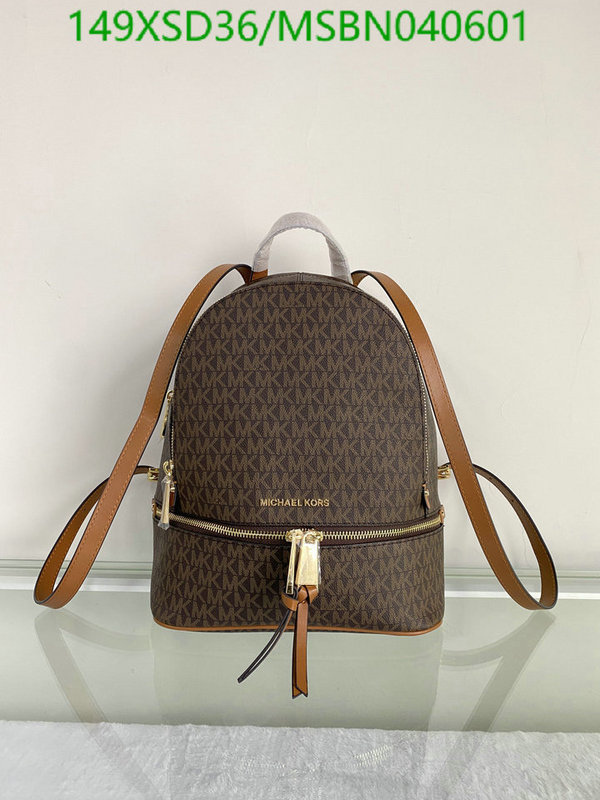 Michael Kors Bag-(Mirror)-Backpack-,Code: MSBN040601,$: 149USD