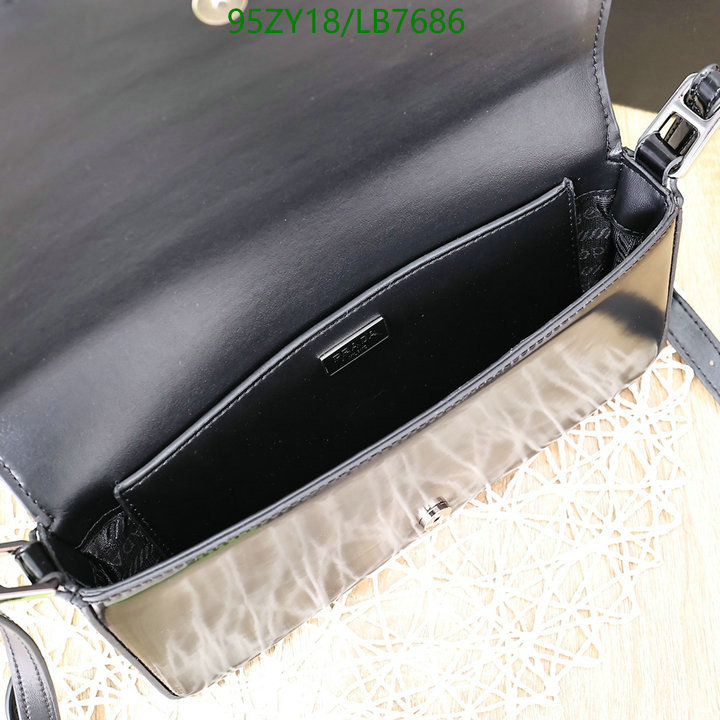 Prada Bag-(4A)-Diagonal-,Code: LB7686,$: 95USD