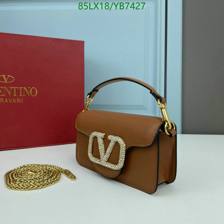 Valentino Bag-(4A)-LOC-V Logo ,Code: YB7427,$: 85USD