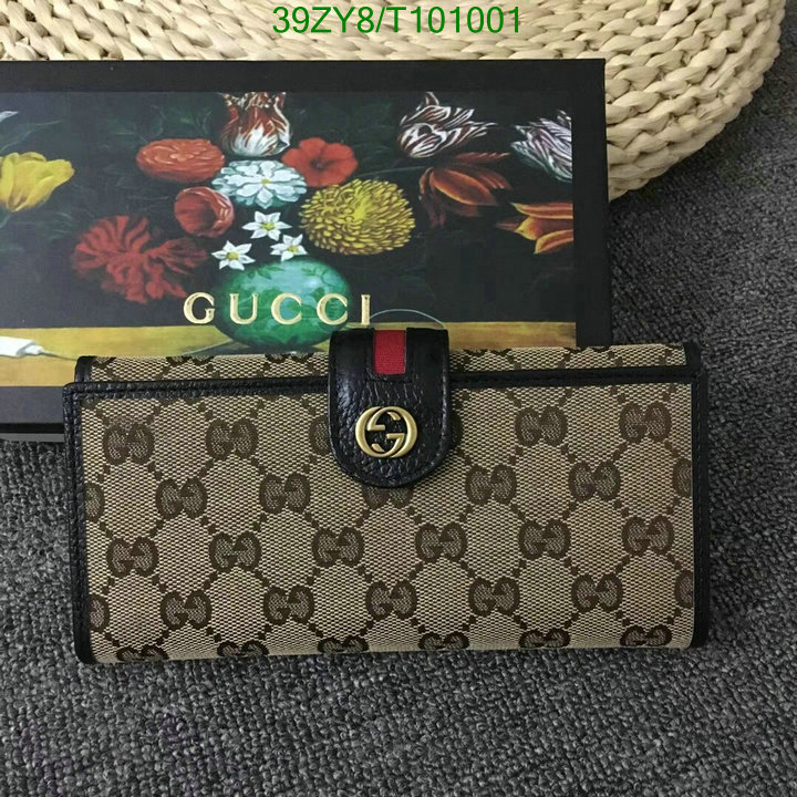 Gucci Bag-(4A)-Wallet-,Code: T101001,$:39USD