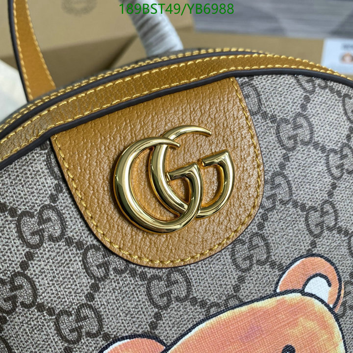 Gucci Bag-(Mirror)-Backpack-,Code: YB6988,$: 189USD