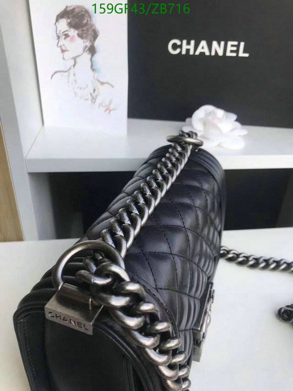 Chanel Bags -(Mirror)-Le Boy,Code: ZB716,$: 159USD