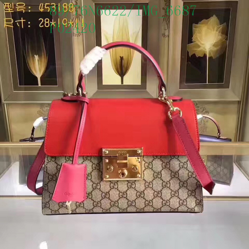 Gucci Bag-(4A)-Padlock-,Code: GGB120517,$: 99USD