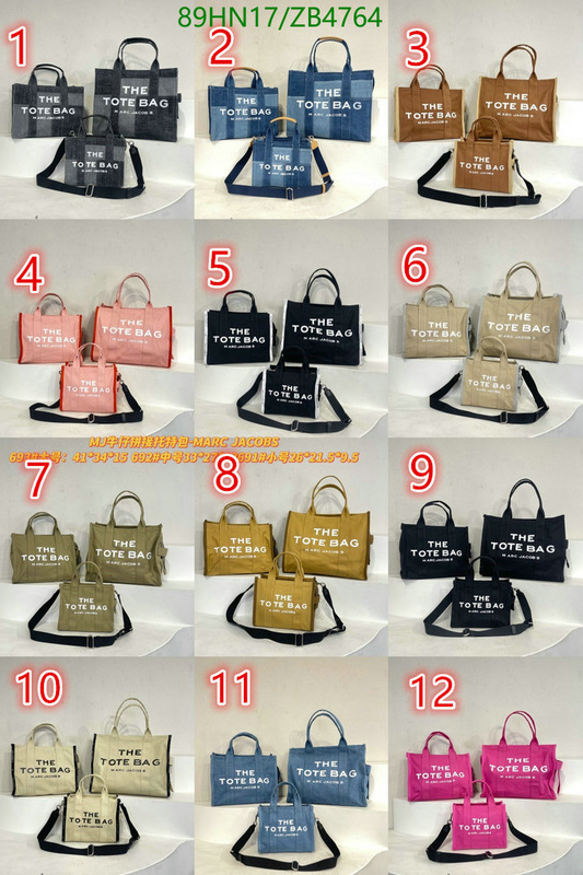 Marc Jacobs Bags -(4A)-Handbag-,Code: ZB4764,