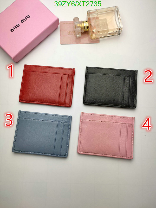 Miu Miu Bag-(4A)-Wallet-,Code: XT2735,$: 39USD