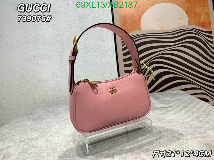 Gucci Bag-(4A)-Handbag-,Code: XB2187,$: 69USD