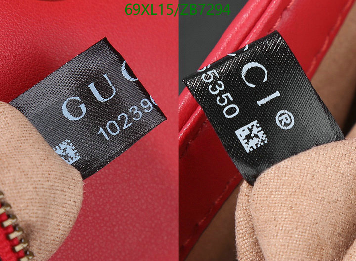 Gucci Bag-(4A)-Marmont,Code: ZB7294,$: 69USD