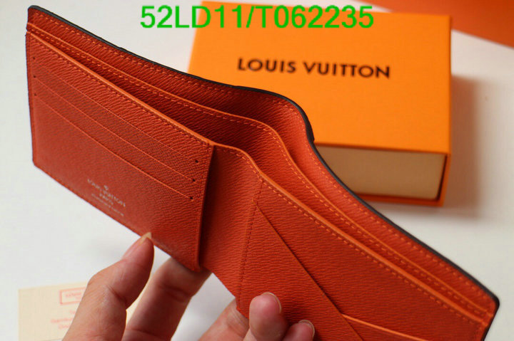 LV Bags-(Mirror)-Wallet-,Code: T062235,$: 52USD