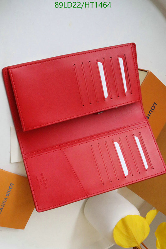 LV Bags-(Mirror)-Wallet-,Code: HT1464,$: 89USD