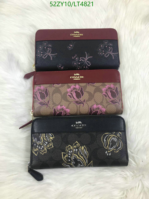 Coach Bag-(4A)-Wallet-,Code: LT4821,$: 52USD