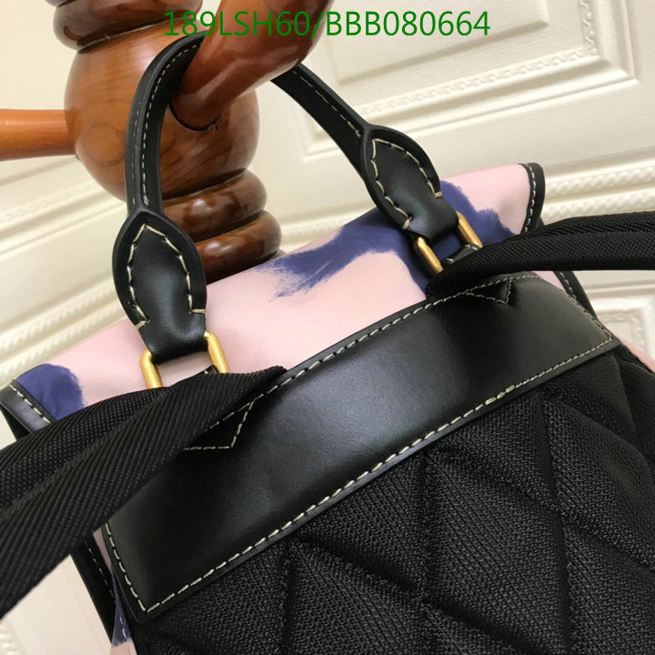 Burberry Bag-(Mirror)-Backpack-,Code: BBB080664,$:189USD