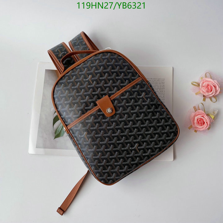 Goyard Bag-(4A)-Backpack-,Code: YB6321,$: 119USD