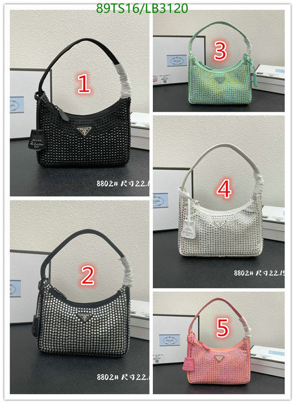 Prada Bag-(4A)-Re-Edition 2000,Code: LB3120,$: 89USD