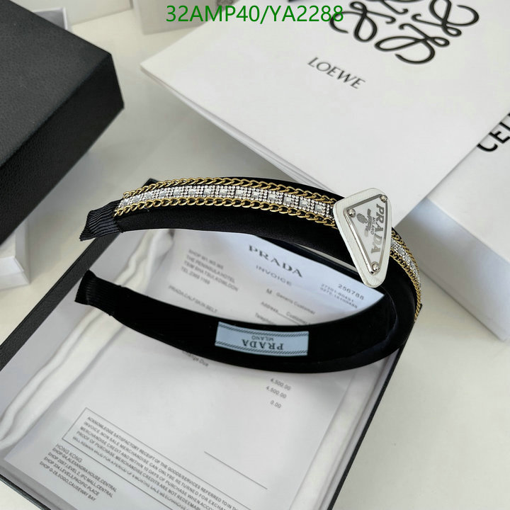 Headband-Prada, Code: YA2288,$: 32USD