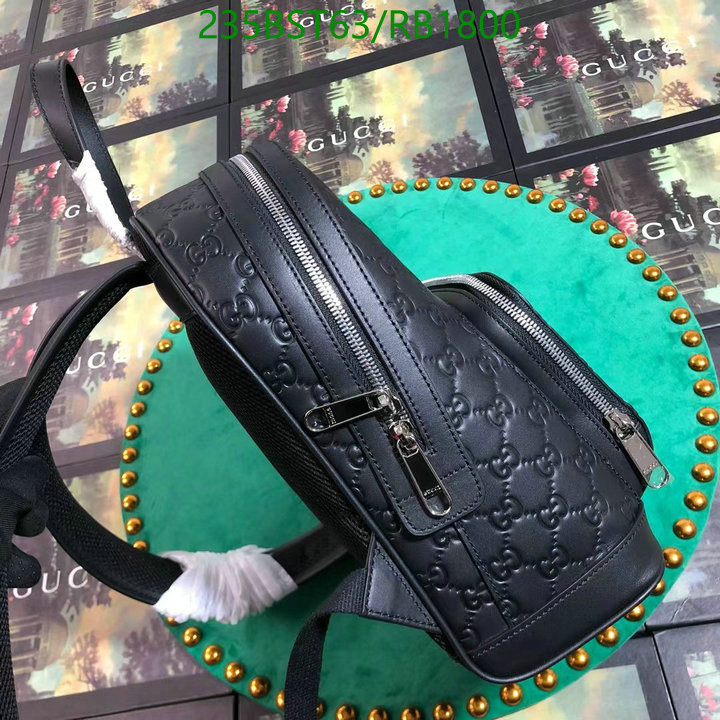 Gucci Bag-(Mirror)-Backpack-,Code: RB1800,$: 235USD