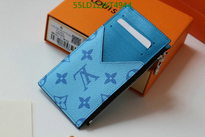 LV Bags-(Mirror)-Wallet-,Code: KT4944,$: 55USD