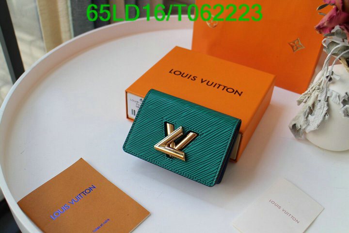 LV Bags-(Mirror)-Wallet-,Code: T062223,$: 65USD