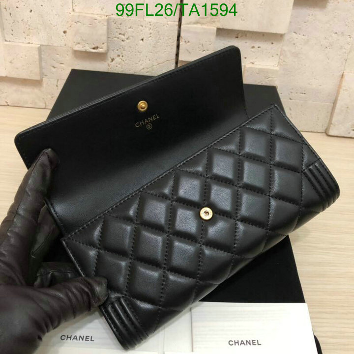 Chanel Bags -(Mirror)-Wallet-,Code: TA1594,$: 99USD