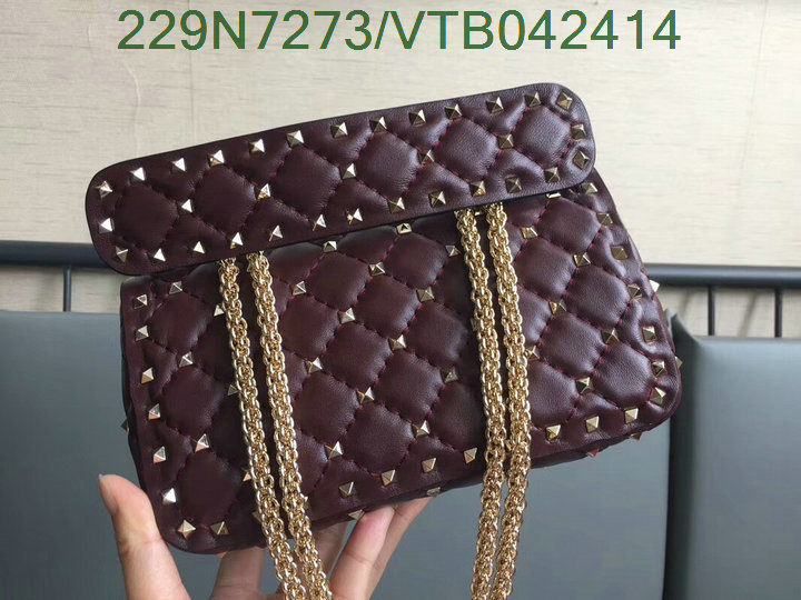 Valentino Bag-(Mirror)-Rockstud Spike,Code: VTB042414,$:229USD