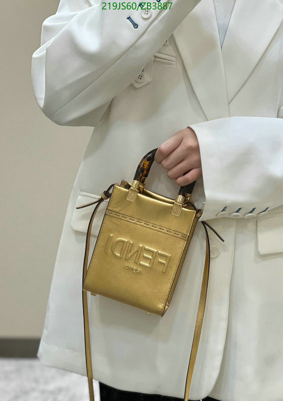 Fendi Bag-(Mirror)-Sunshine,Code: ZB3887,$: 219USD